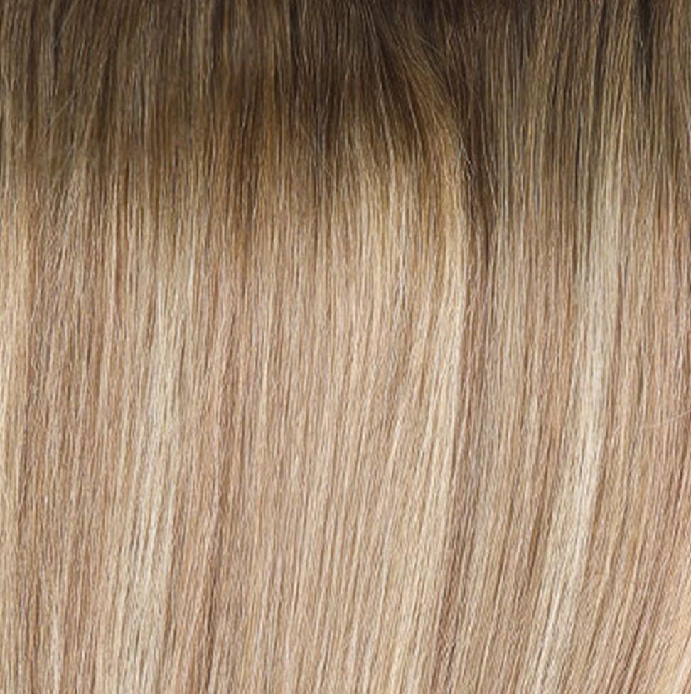 Clip-in Ponytail Ponytail made of real hair B2.6/10.7 Dark Ashy Blonde Balayage 60 cm