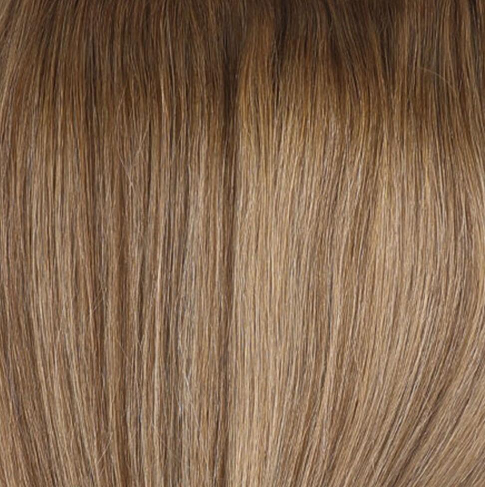 Clip-in Ponytail Made of real hair B5.0/8.3 Brownish Blonde Balayage 50 cm