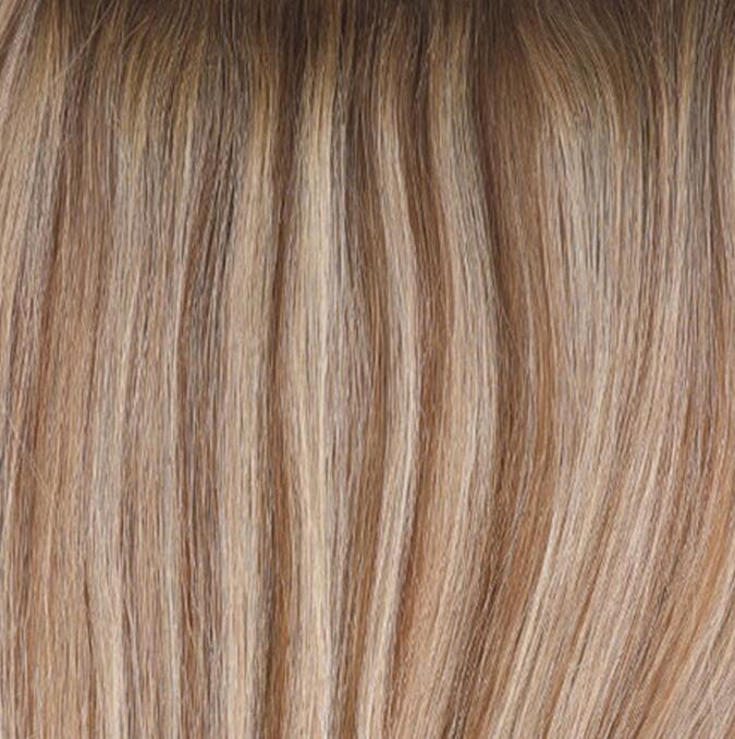 Nail Hair Premium B5.1/7.3 Brown Ash Blonde Balayage 50 cm