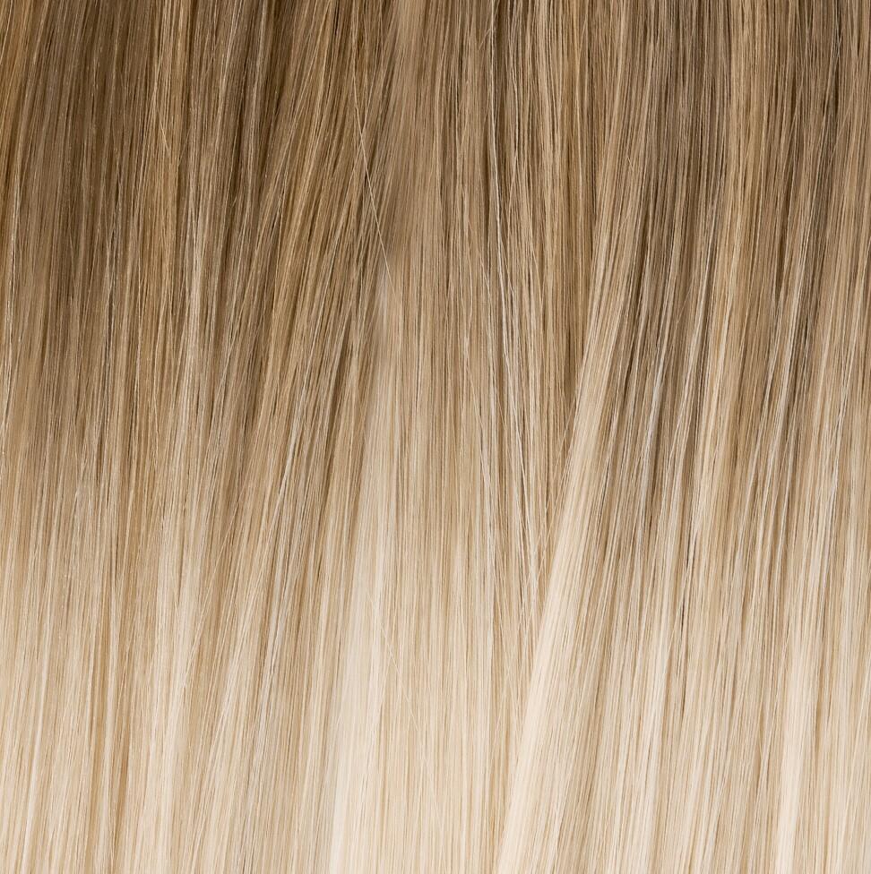 Clip-in Ponytail Made of real hair B7.3/10.10 Cool Platinum Blonde Balayage 60 cm