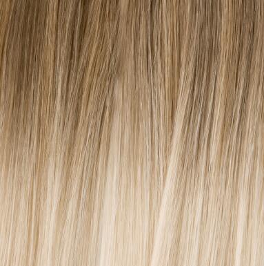 Clip-in Ponytail Made of real hair B7.3/10.10 Cool Platinum Blonde Balayage 50 cm