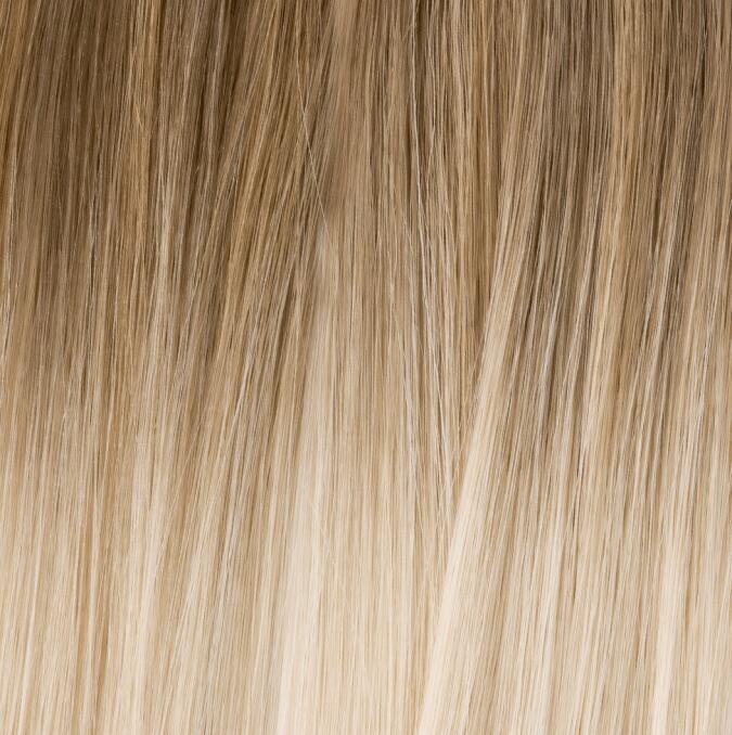 Clip-in Ponytail Ponytail made of real hair B7.3/10.10 Cool Platinum Blonde Balayage 40 cm