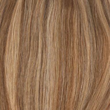 Nail Hair Premium M5.0/7.4 Golden Brown Mix 30 cm