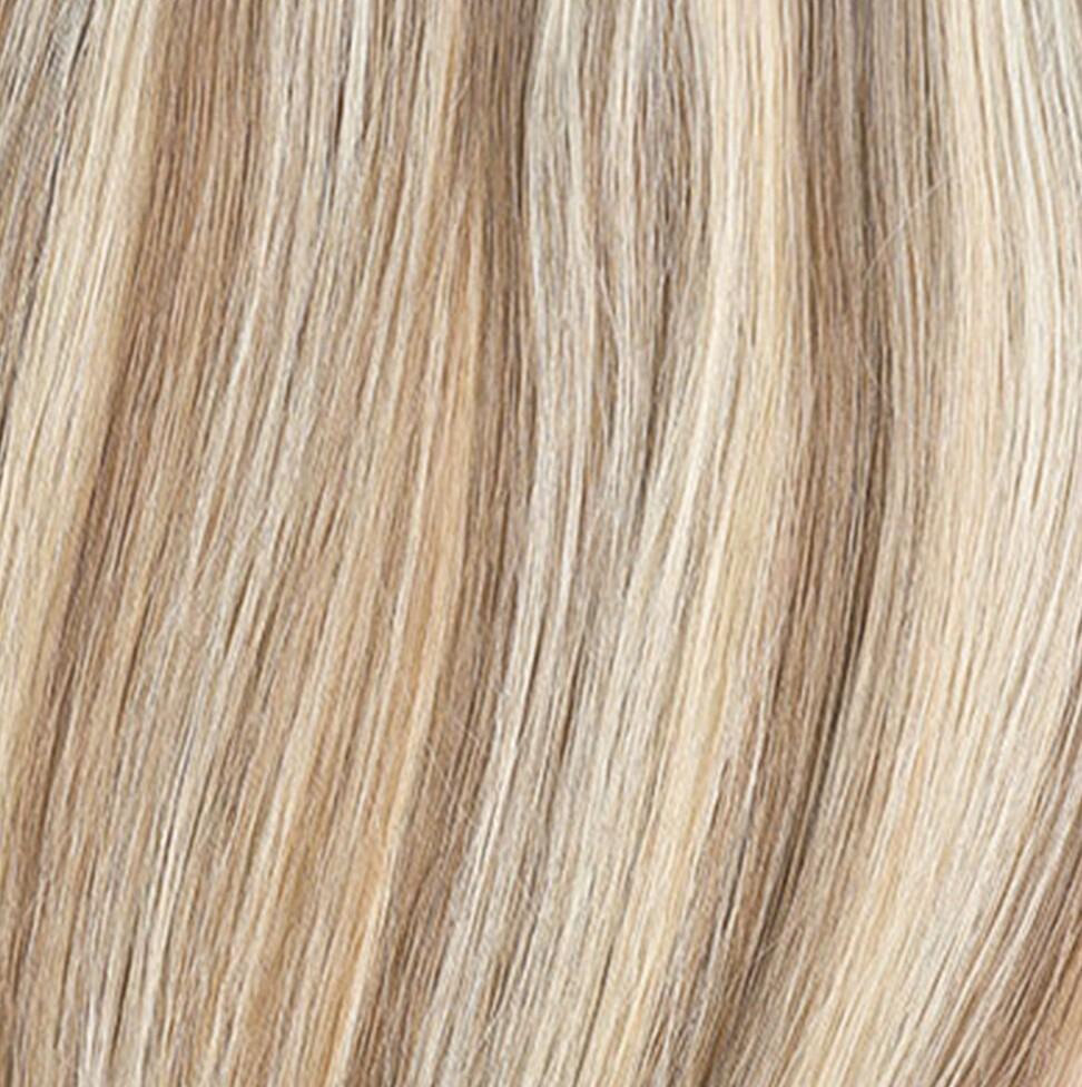 Clip-in Ponytail Ponytail made of real hair M7.1/10.8 Natural Ash Blonde Mix 50 cm