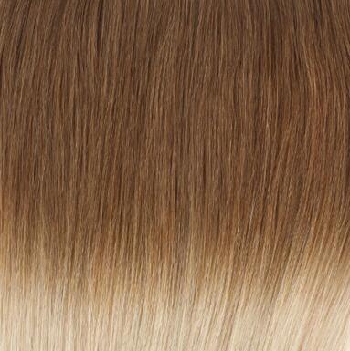 Clip-in Ponytail Made of real hair O5.1/10.8 Medium Ash Blond Ombre 40 cm