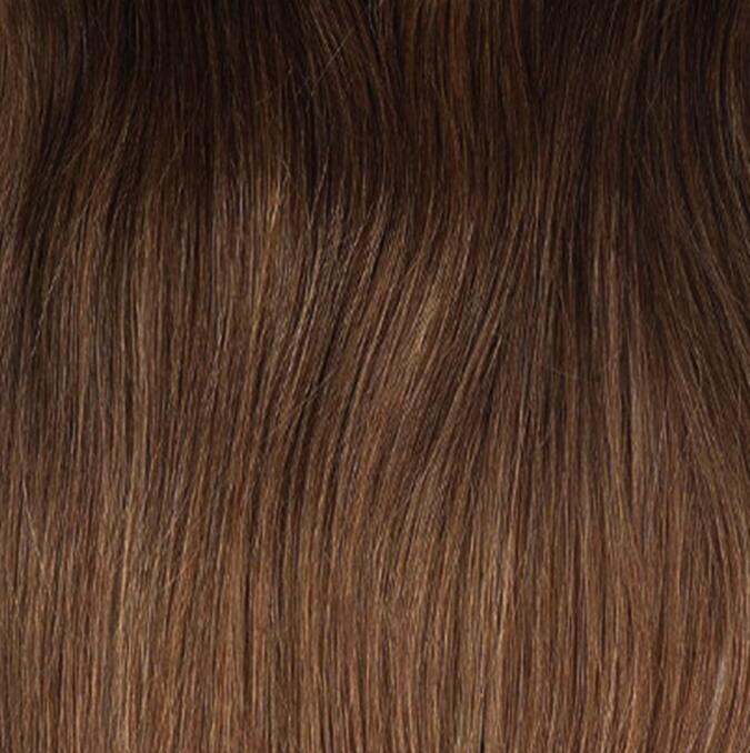 Nail Hair Premium R2.3/5.0 Chocolate Brown Root 50 cm