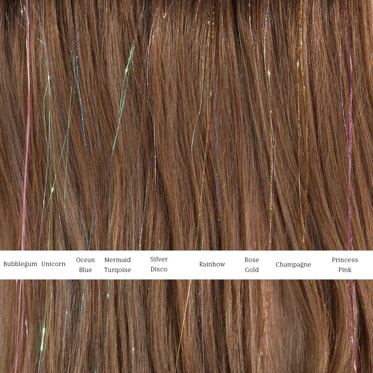 Hair Tinsels Rainbow
