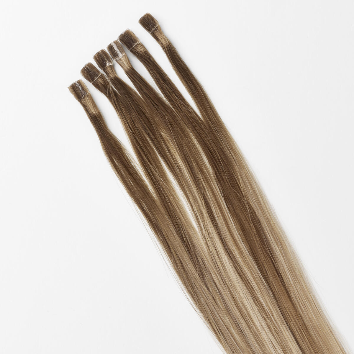 Nail Hair Premium B5.1/7.3 Brown Ash Blonde Balayage 50 cm