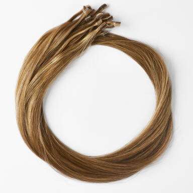 Nail Hair Premium M5.0/7.4 Golden Brown Mix 30 cm