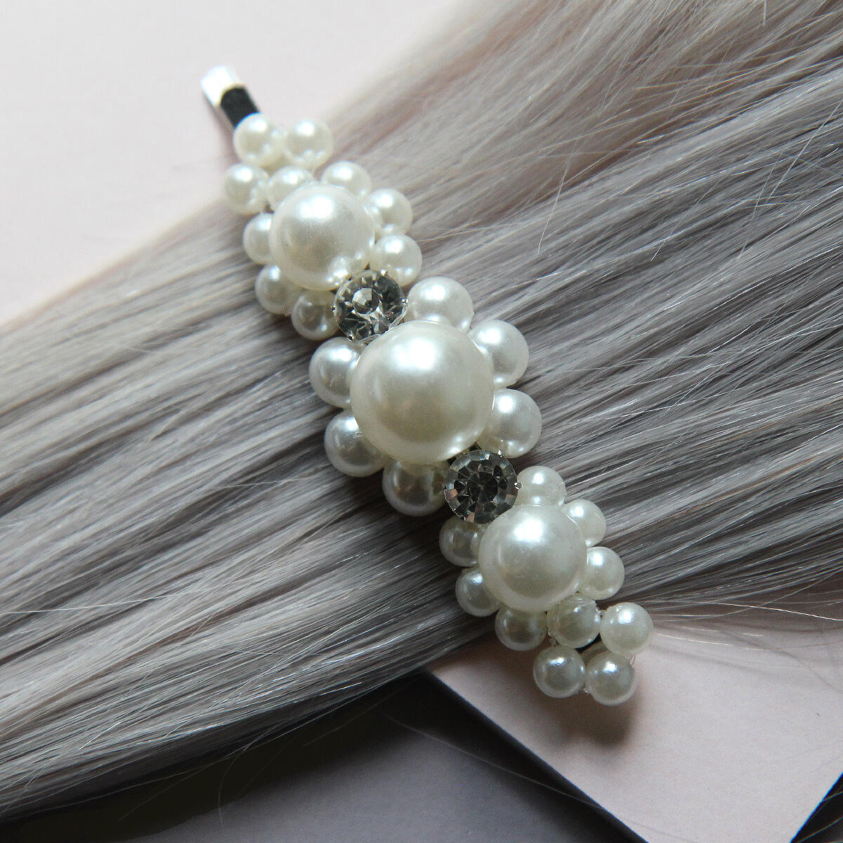Hairpin with decorative pearls Pearl Collection no. 7