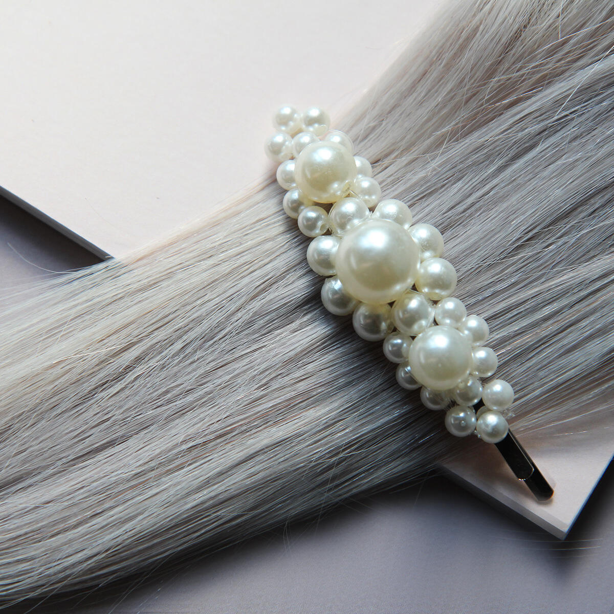 Hairpin with decorative pearls Pearl Collection no. 7 null
