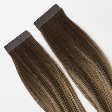 Premium Tape Extensions Classic 4 B2.3/5.0 Hazelnut Caramel Balayage 30 cm