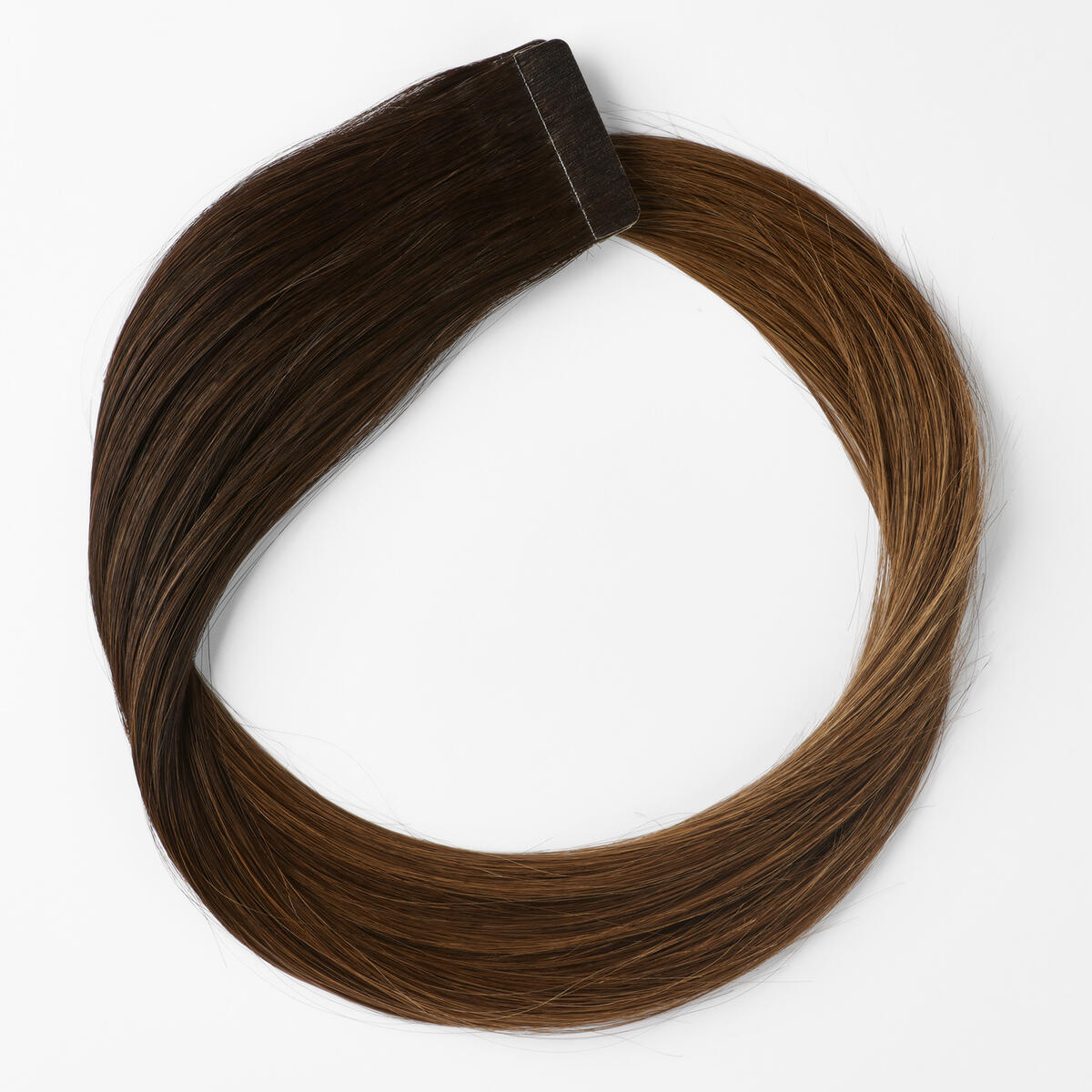 Premium Tape Extensions Classic 4 O2.3/5.0 Chocolate Brown Ombre 50 cm