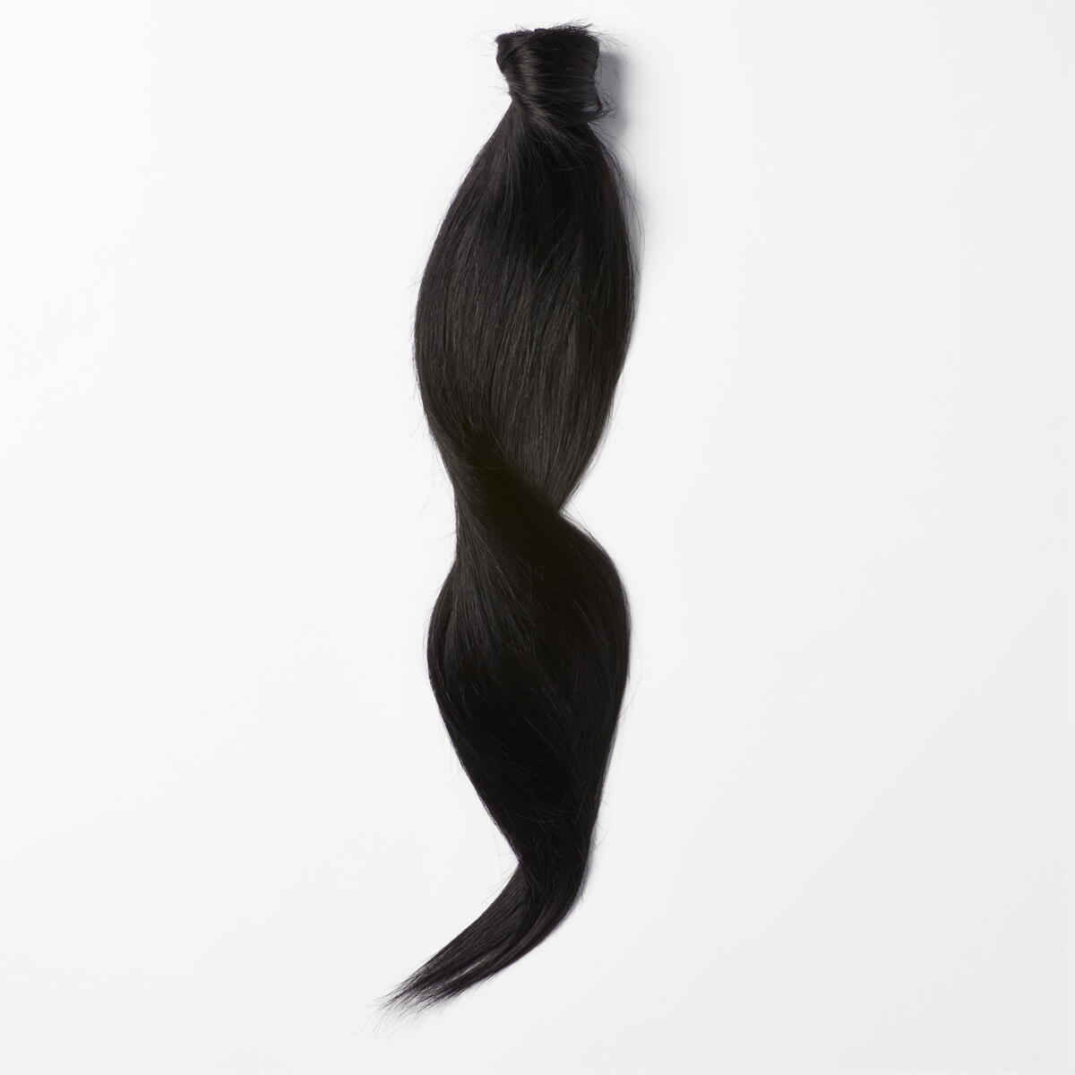Sleek Clip-in Ponytail Ponytail made of real hair 1.0 Black 50 cm