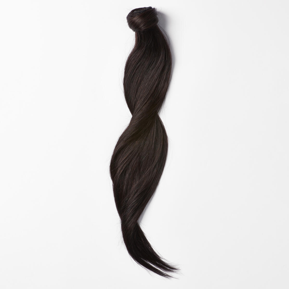 Sleek Clip-in Ponytail Made of real hair 1.2 Black Brown 40 cm