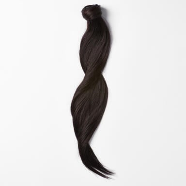 Sleek Clip-in Ponytail Made of real hair 1.2 Black Brown 50 cm