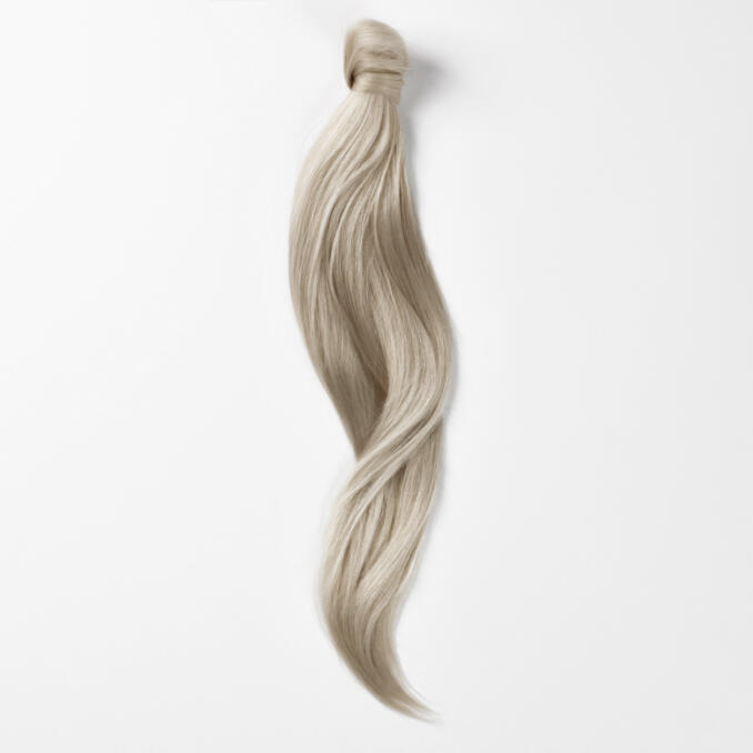 Sleek Clip-in Ponytail Ponytail made of real hair 10.5 Grey 40 cm