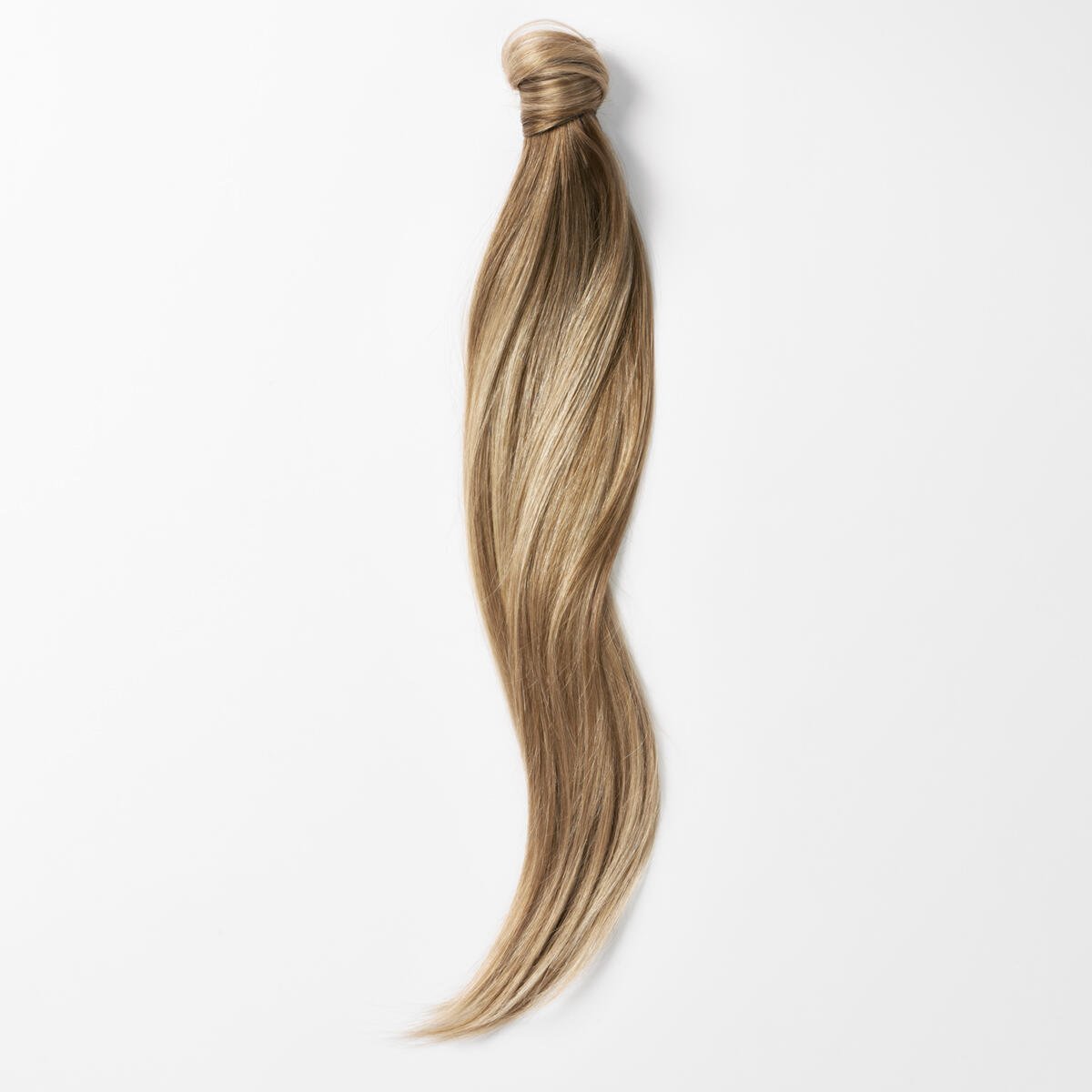Sleek Clip-in Ponytail Ponytail made of real hair B5.1/7.3 Brown Ash Blonde Balayage 30 cm