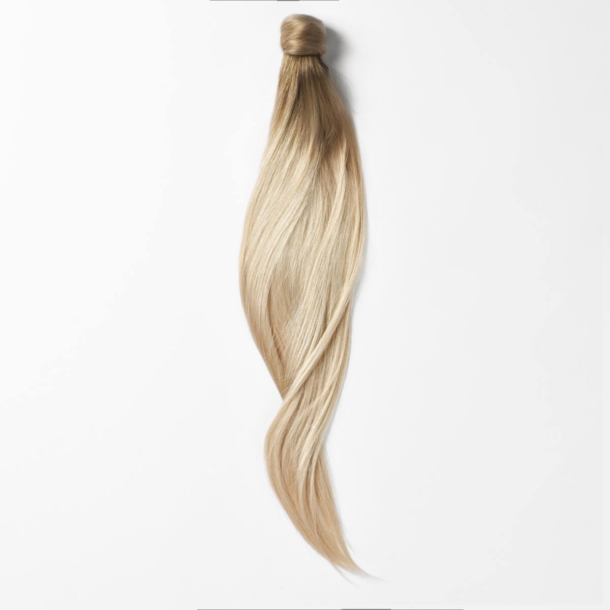 Sleek Clip-in Ponytail Made of real hair B7.3/10.10 Cool Platinum Blonde Balayage 40 cm