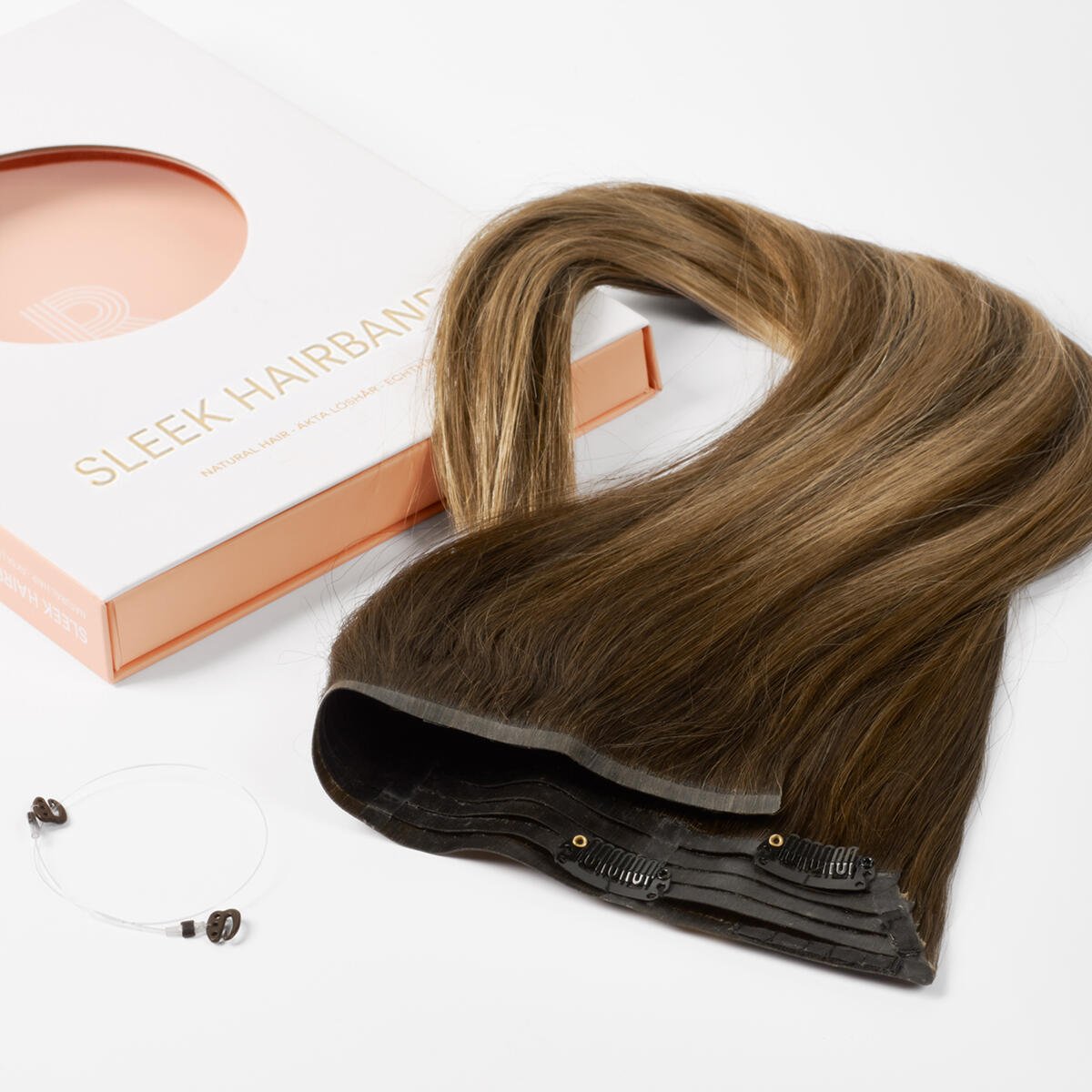 Sleek Hairband B2.3/5.0 Hazelnut Caramel Balayage 50 cm