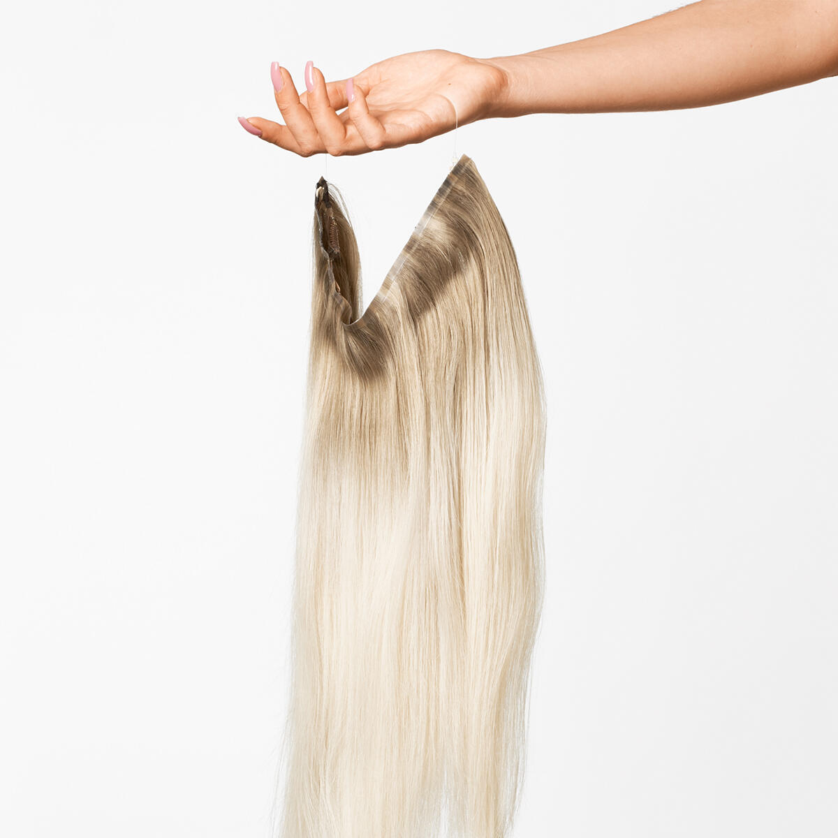 Sleek Hairband B7.3/10.10 Cool Platinum Blonde Balayage 50 cm