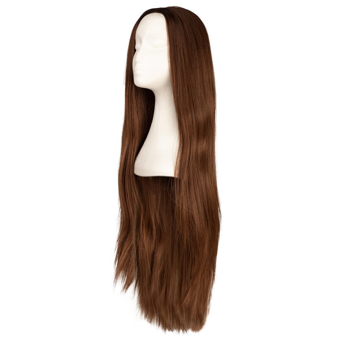 Lace Front Wig  R2.3/5.0 Chocolate Brown Root 80 cm