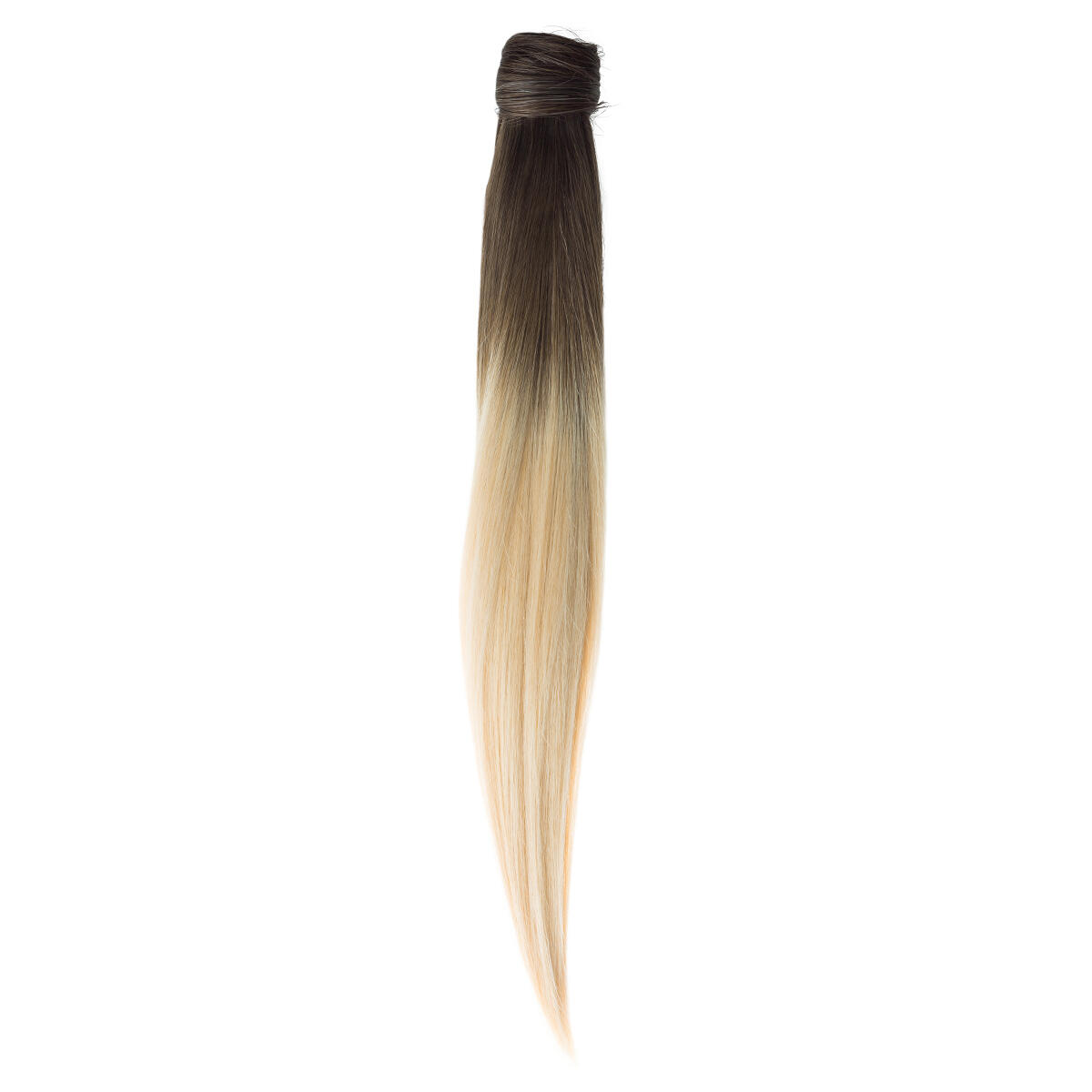 Rapunzel Clip In Ponytail O2 6 8 0 Dark Ash Blond Ombre 50 Cm