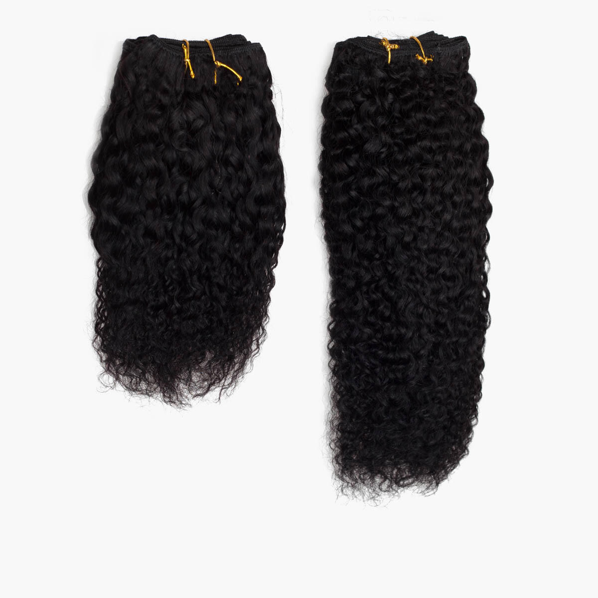 Hair Weft Coily Curl 1.0 Black 35 cm