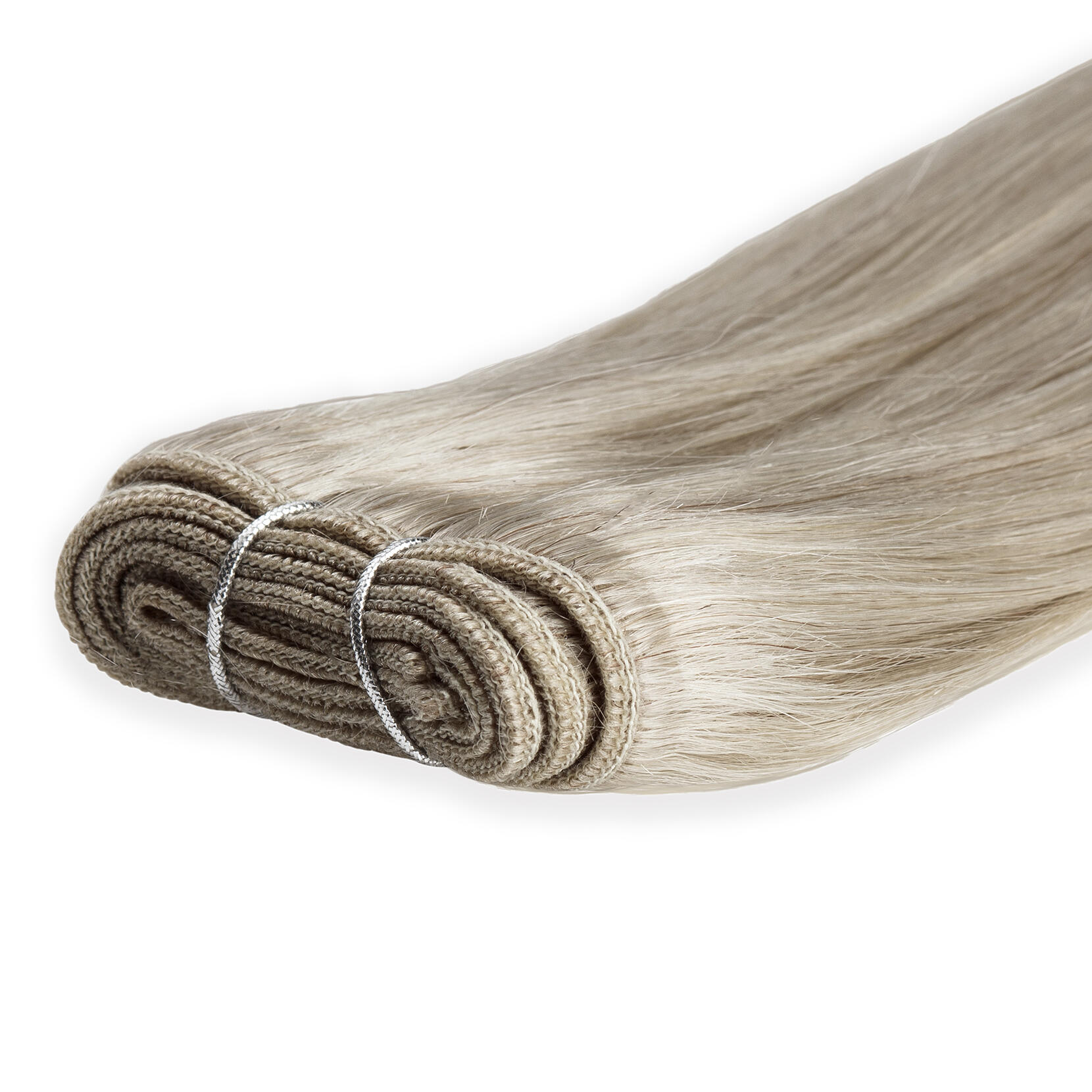 Haartresse Original Glatt 10.7 Light Grey 50 cm