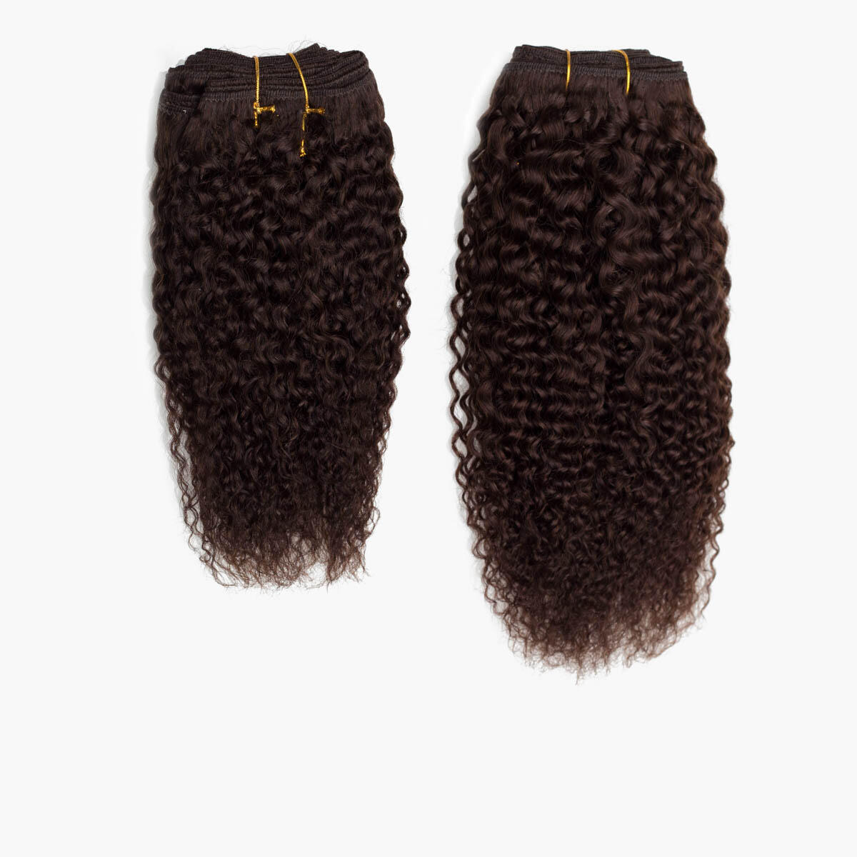 Hair Weft Coily Curl 2.2 Coffee Brown 25 cm