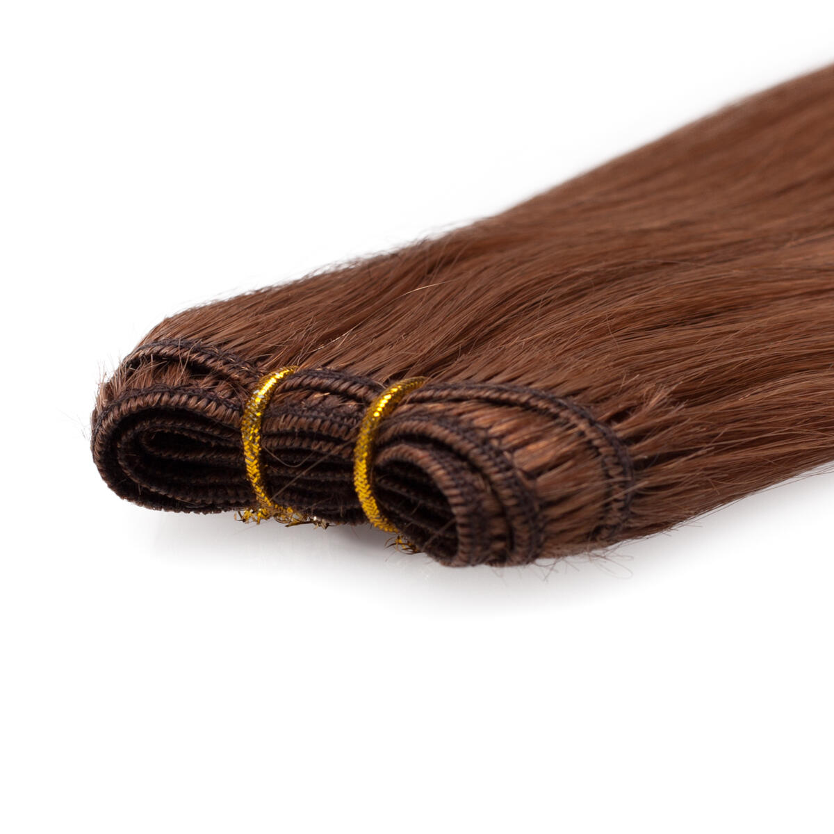 Hair Weft Original 5.45 Dark Copper Brown 50 cm