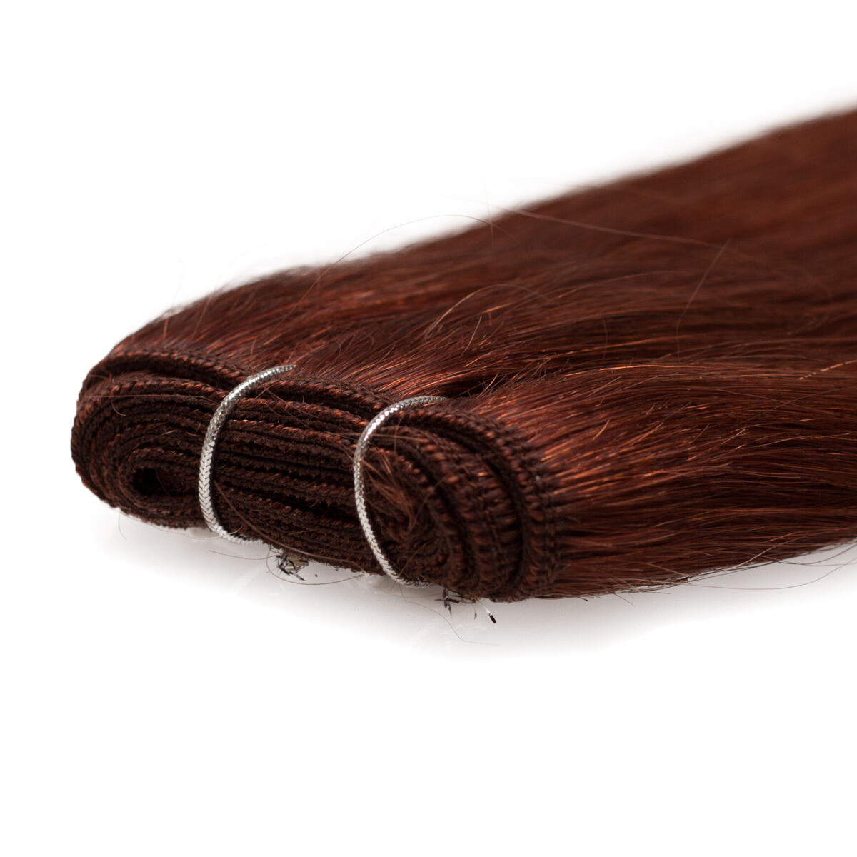 Haartresse Premium Glatt 5.5 Mahogany Brown 50 cm