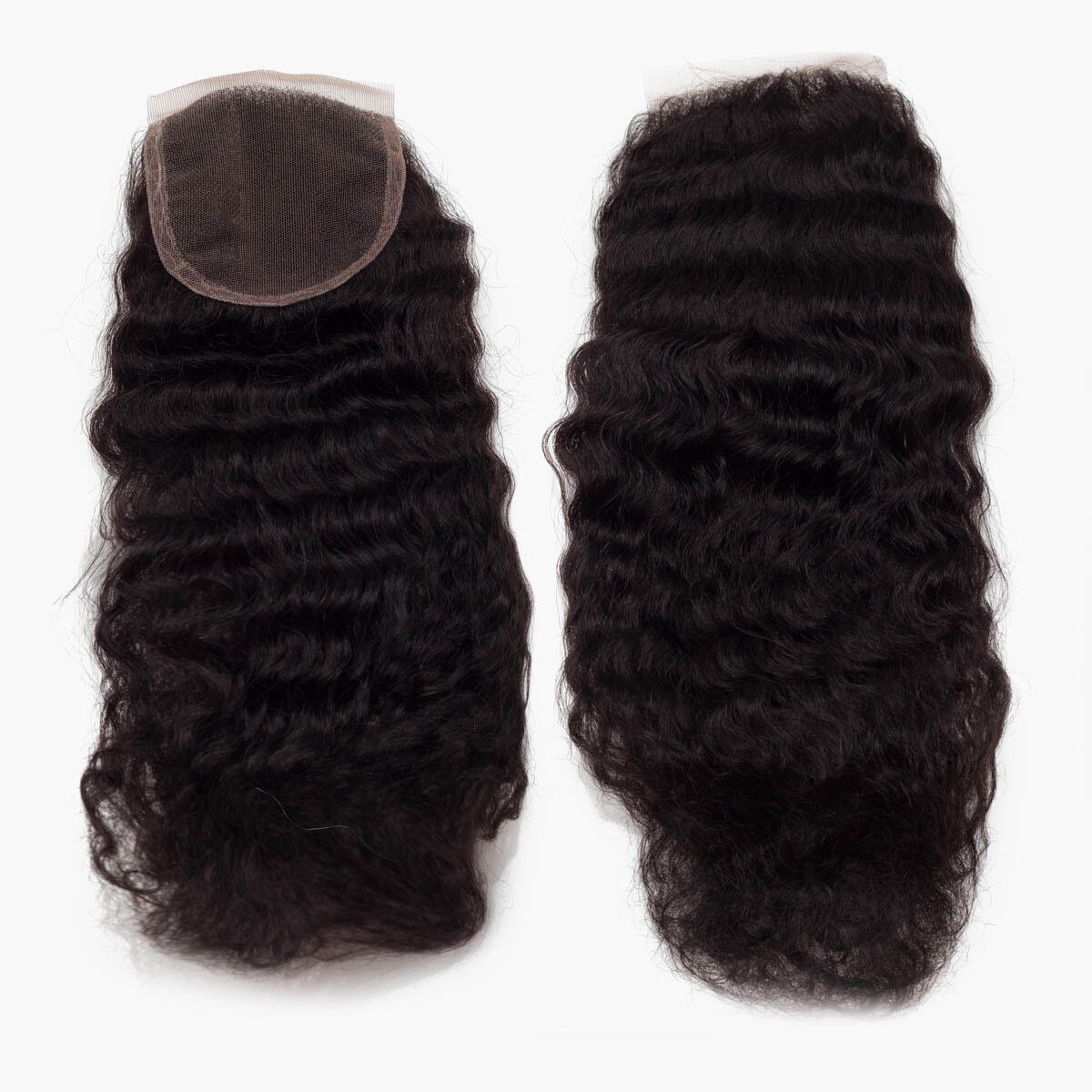 Lace Closure Coily Curl 1.2 Black Brown 35 cm
