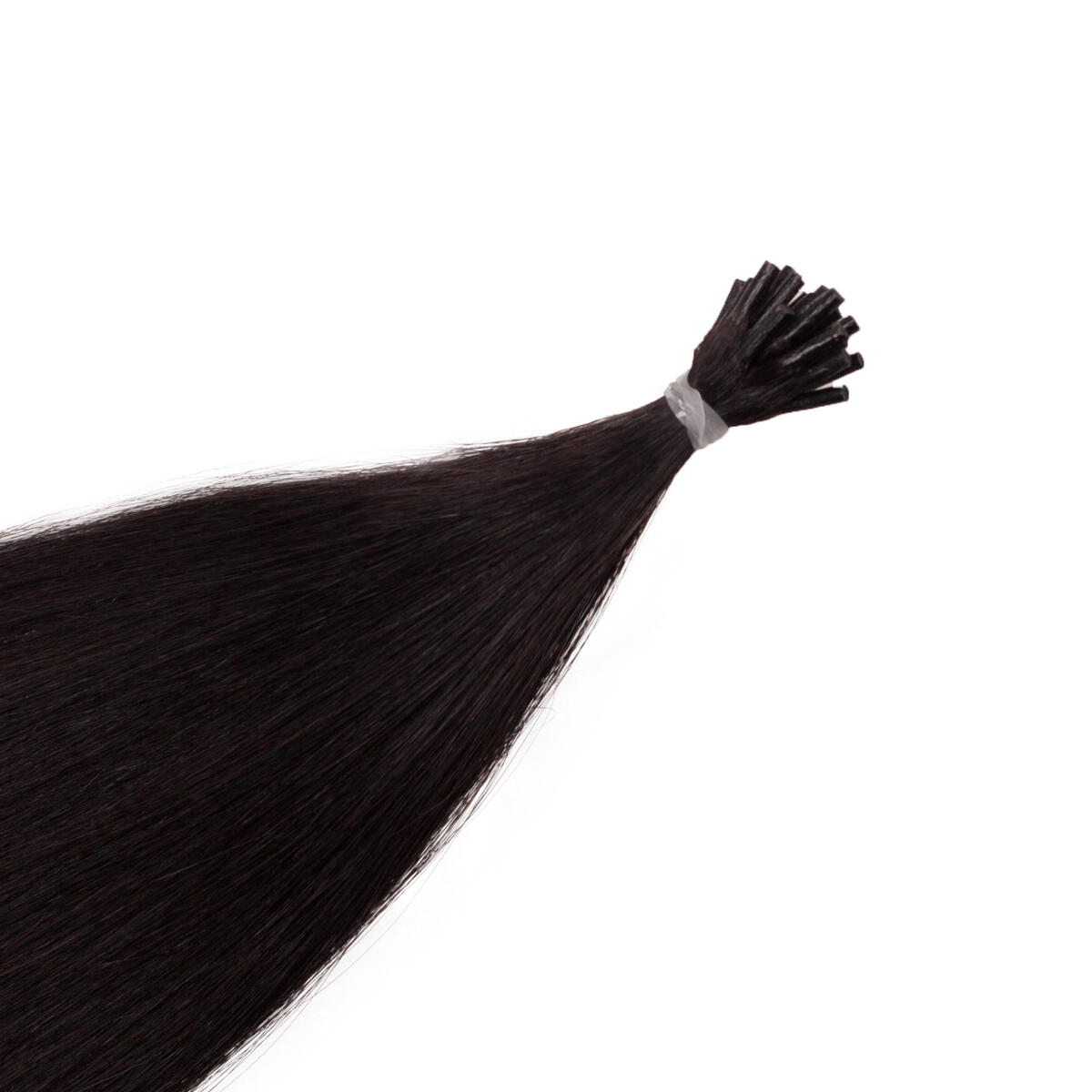 Stick Hair Original Glatt 1.2 Black Brown 50 cm