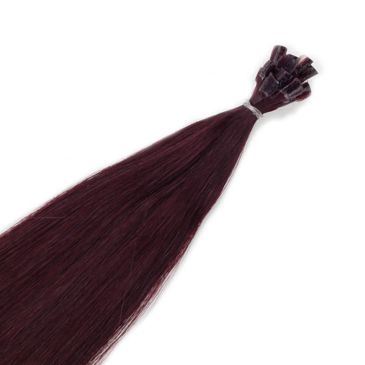 Nail Hair Premium 6.12 Dark Mahogany Brown 50 cm