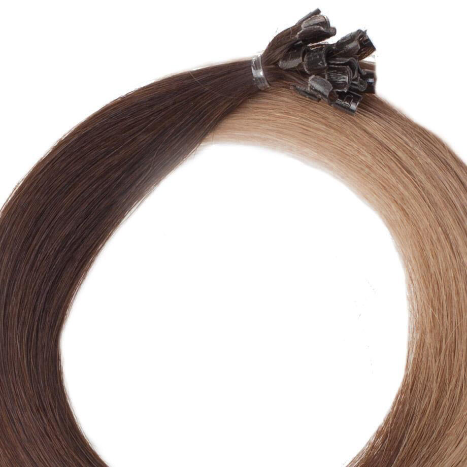 Nail Hair O2.2/7.3 Brown Ash Ombre 40 cm
