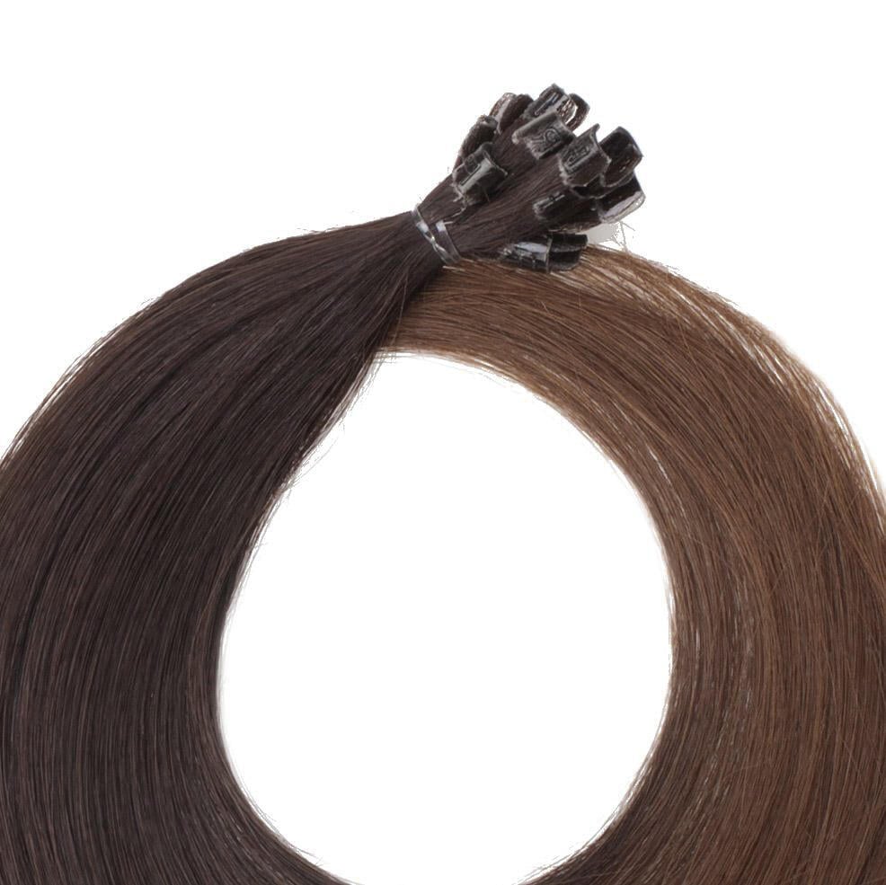 Nail Hair Original O2.3/5.0 Chocolate Brown Ombre 40 cm