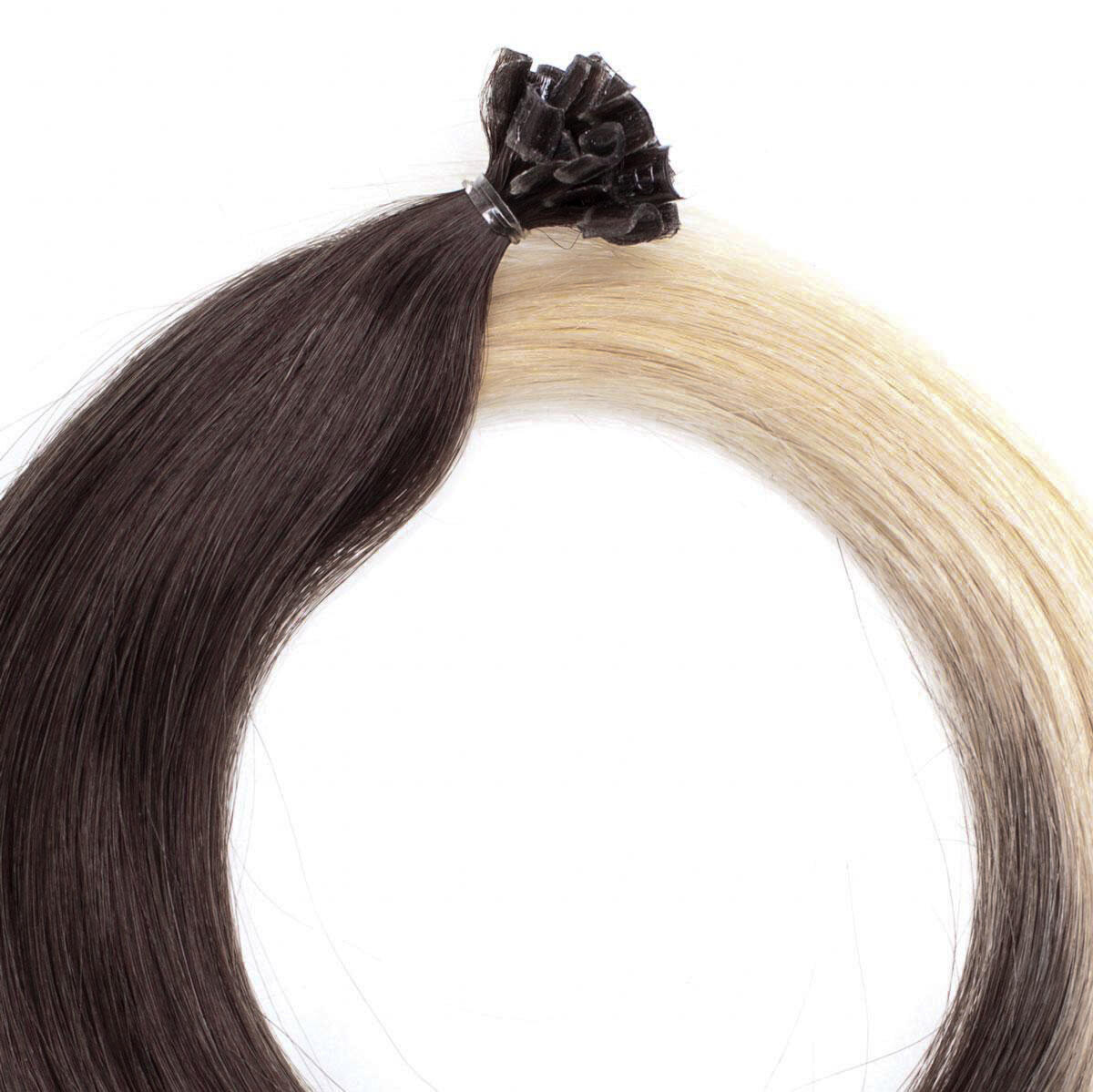 Rapunzel Nail Hair O2 6 8 0 Dark Ash Blond Ombre 50 Cm