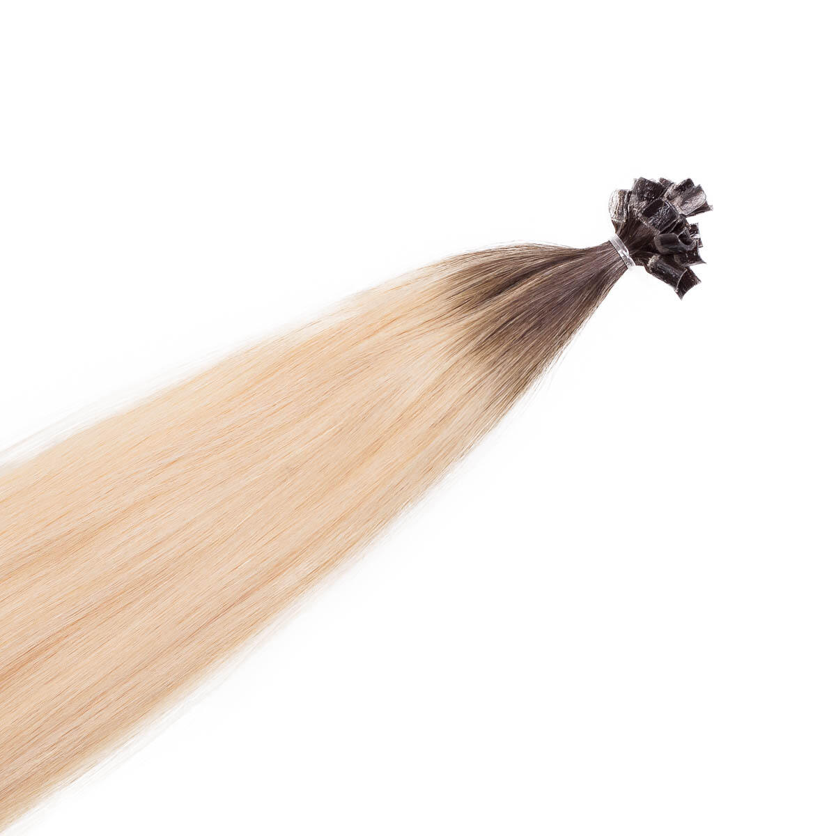 Nail Hair Premium R2.6/8.0 Dark Ash Blonde Root 50 cm