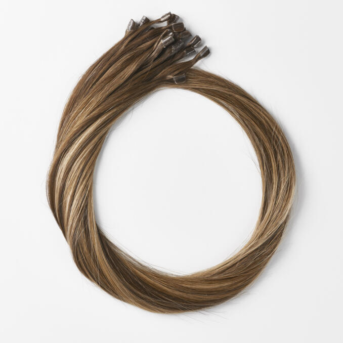 Nail Hair Premium B2.3/5.0 Hazelnut Caramel Balayage 50 cm