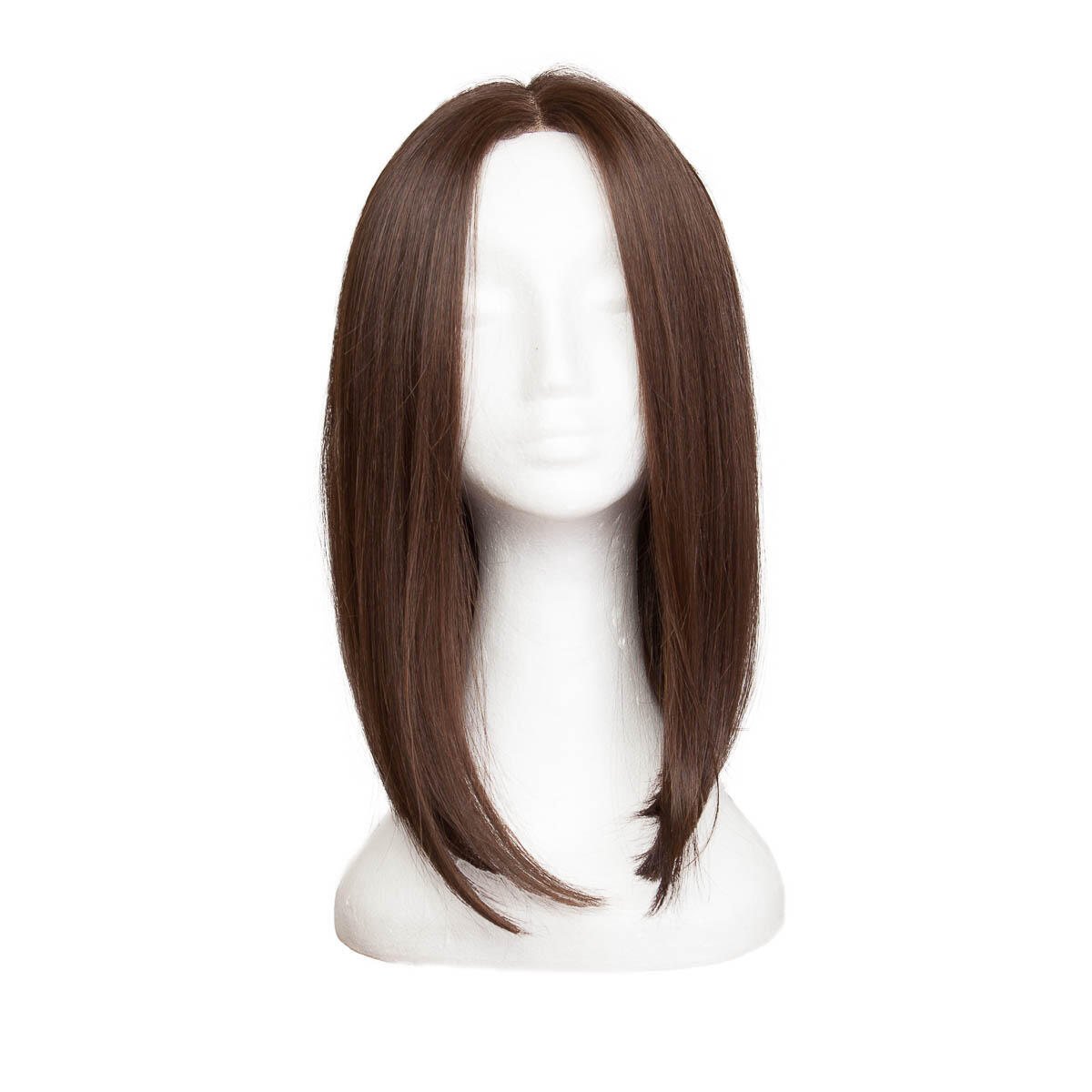 Lace Front Perücke Lob 2.2 Coffee Brown 40 cm