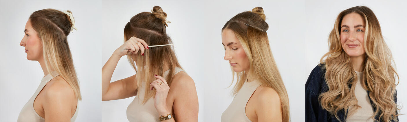 How to attach hairband extensions