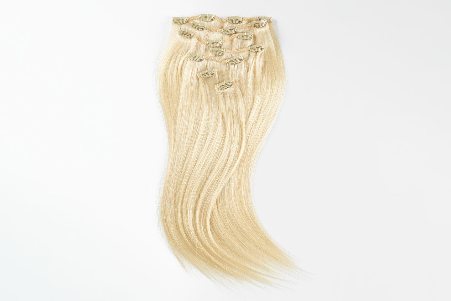 Summer hair clip-on set 10.10 Platinum Blonde